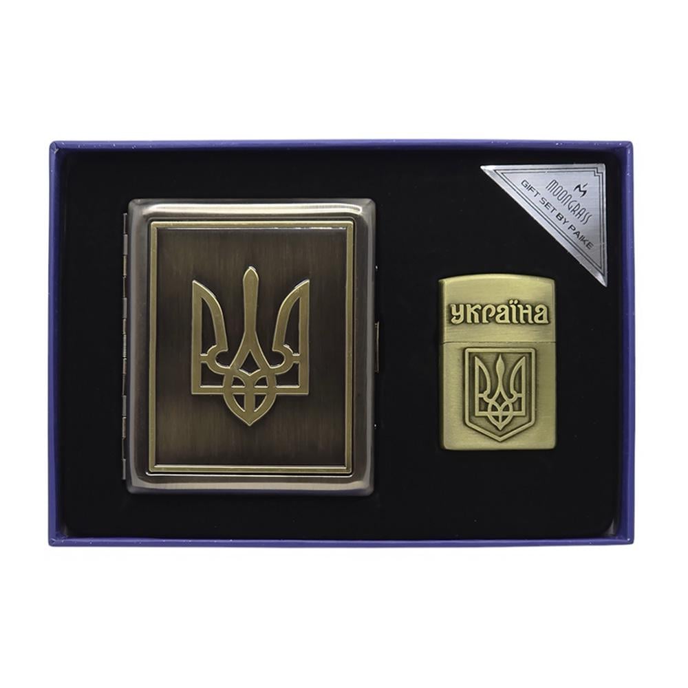 Подарунковий набір портсигар і запальничка (ПА-68)