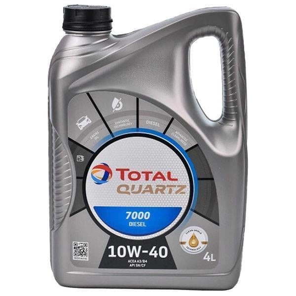 Моторная смазка Total Quartz 7000 Diesel 10W-40 4 л (214101)