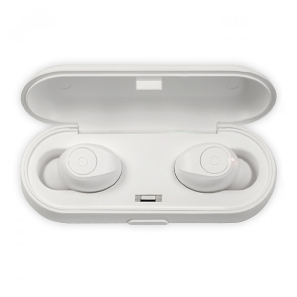 Наушники беспроводные Bluetooth Celebrat TWS W5 400 mAh в кейсе White