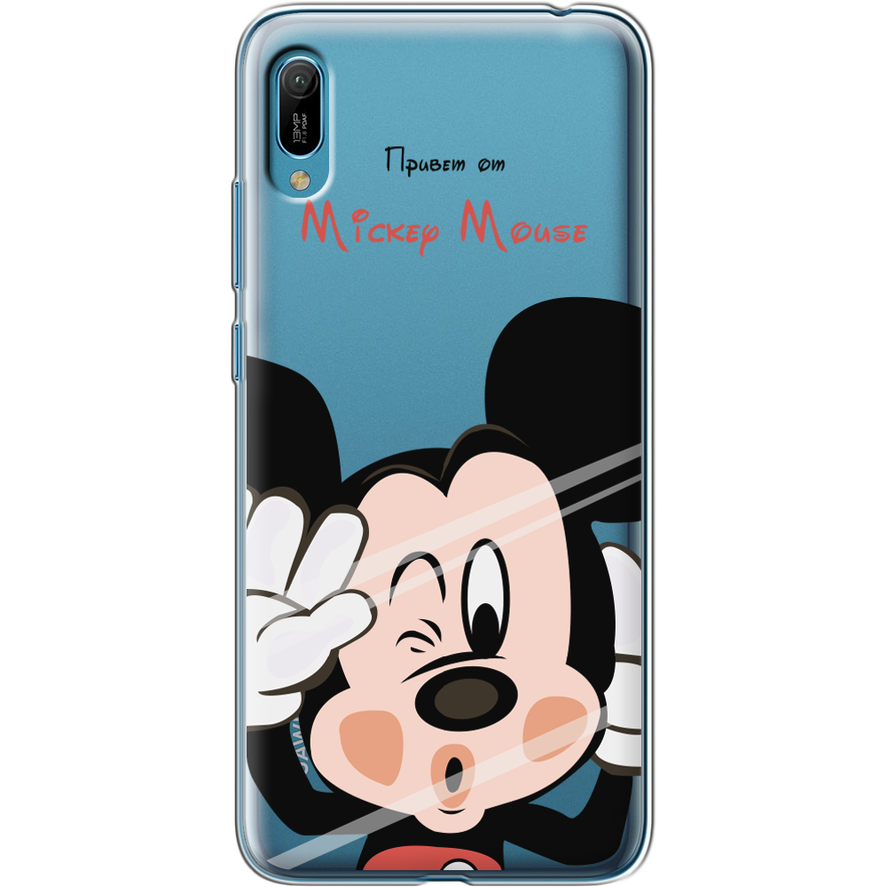 Чохол Boxface Huawei Y6 2019 Mister M Прозорий силікон (36451-cc58-36451)