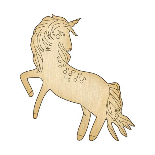 Заготовка з фанери №249 Єдиноріг (6207)