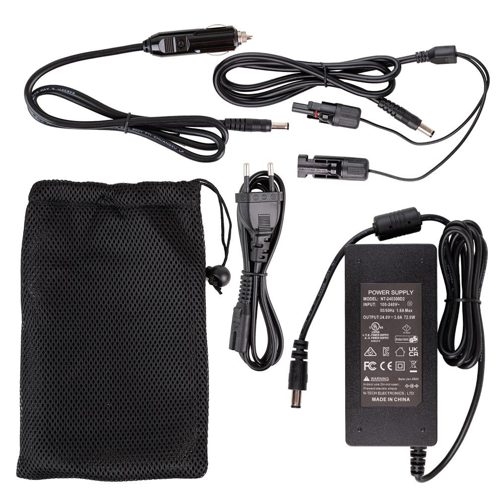 Зарядна станція портативна Vitol TV300 220 В/300 Вт/Li-ion NCM 281 Вт/год чистий синус PowerStation - фото 7 Зарядна станція портативна Vitol TV300 220 В/300 Вт/Li-ion NCM 281 Вт/год чистий синус PowerStation - фото 7