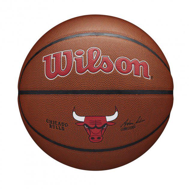 Мяч баскетбольный Wilson NBA TEAM COMPOSITE BSKT CHI BULLS (11786199)
