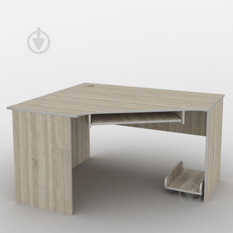 Письменный стол Тиса Мебель СМ-3/2 Ш.-1400мм Г.-1200мм Дуб сонома