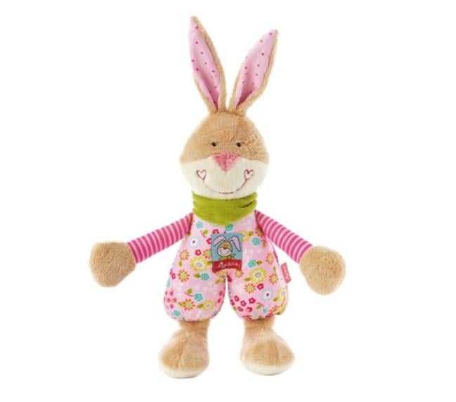 Мягкая игрушка Sigikid Bungee Bunny Заец 25 см Розовый (40107SK) - фото 1