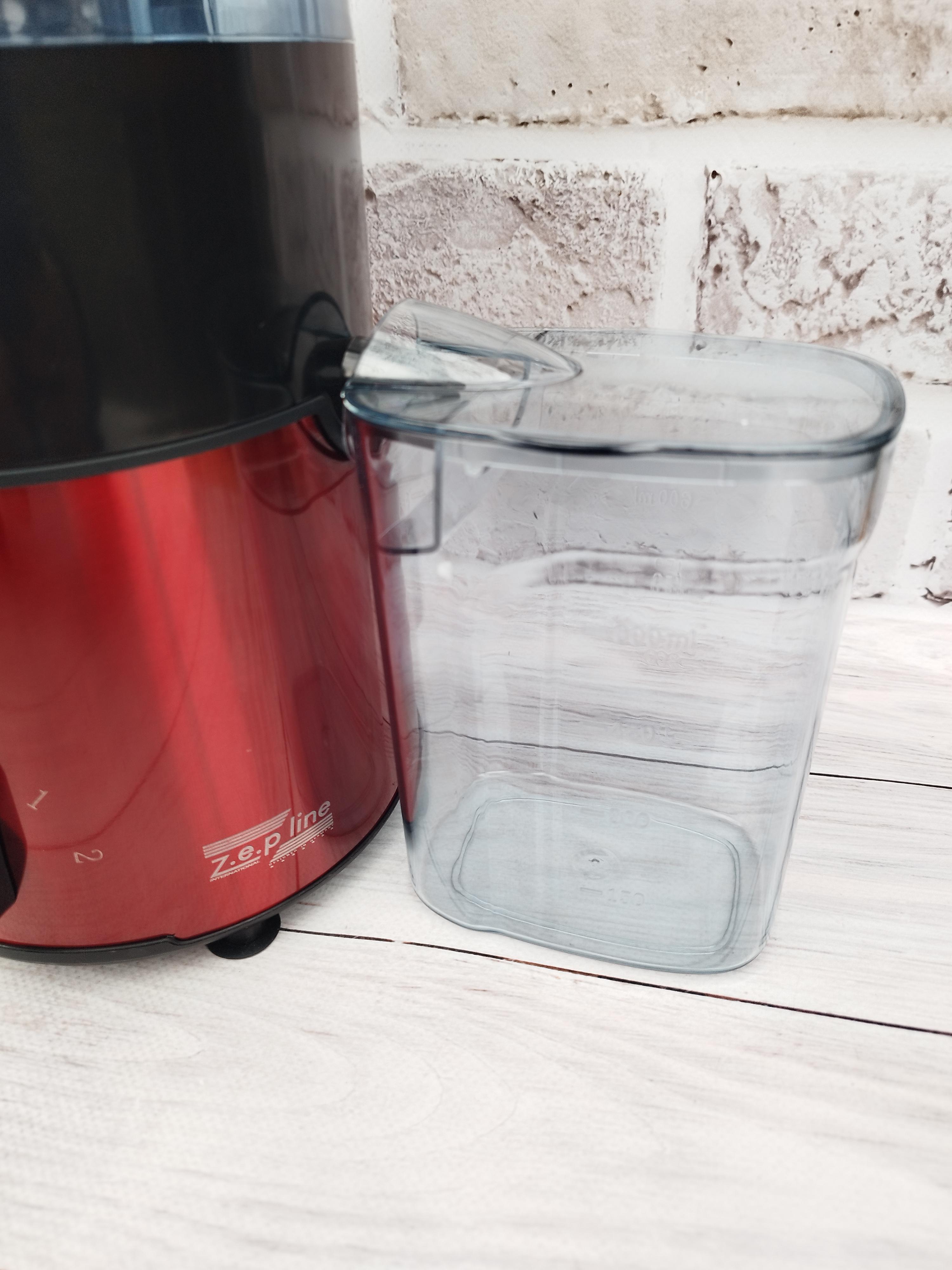 Соковитискач електричний Zepline ZP099 3000 Вт Червоний - фото 4 Соковитискач електричний Zepline ZP099 3000 Вт Червоний - фото 4