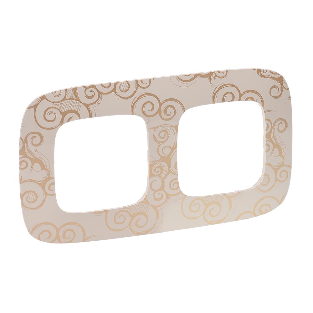 Рамка Legrand Valena Allure 2-постовая Золотой (754352)