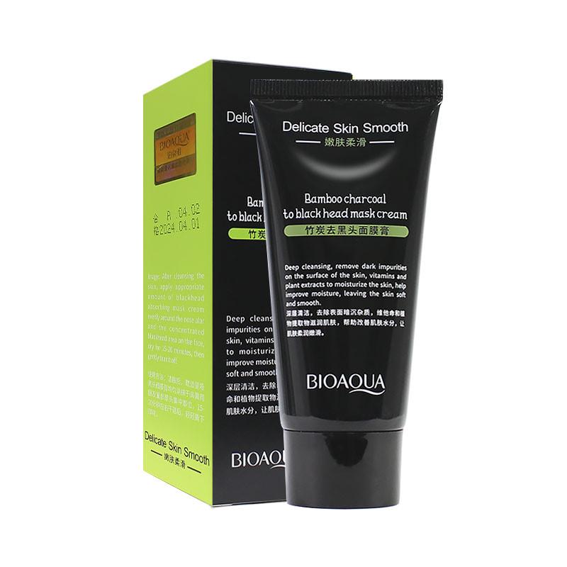 Крем-маска BIOAQUA Delicate Skin Smooth с бамбуковым углем 60 г
