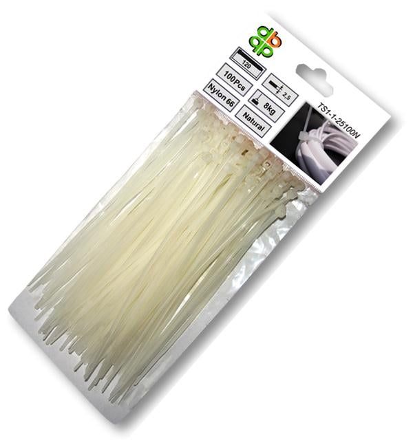 Стяжки кабельные пластиковые разъемные 4,8x200 мм (3540-f3234)