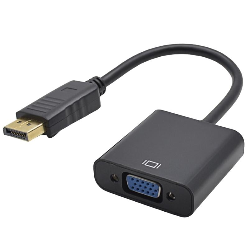 Перехідник 4Sport DisplayPort VGA 0,2 м Black (WAZ-HD5-B)