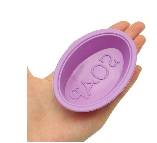 Форма для мыла силиконовая 91x62 мм Фиолетовый (4155) - фото 4 Форма для мыла силиконовая 91x62 мм Фиолетовый (4155) - фото 4