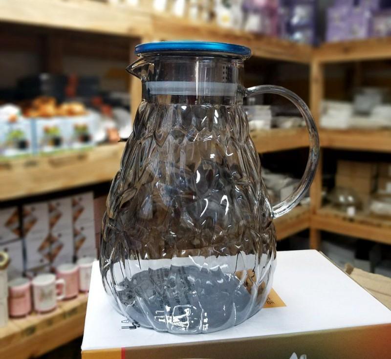 Графин стеклянный с крышкой Oscar R92796 2,2 л Прозрачный (R92796) - фото 2 Графин стеклянный с крышкой Oscar R92796 2,2 л Прозрачный (R92796) - фото 2