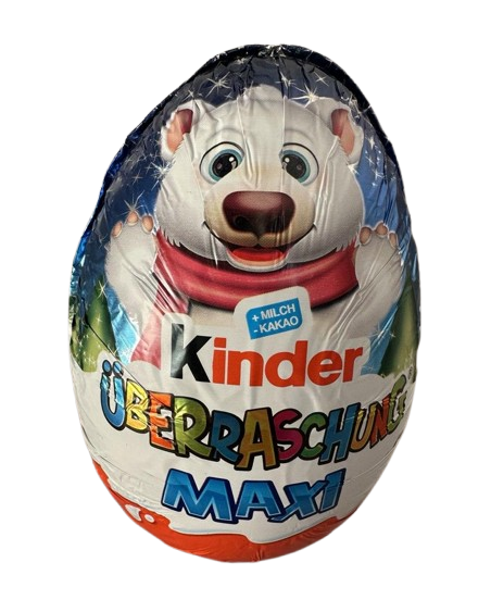 Шоколадне яйце Kinder Uberraschung Maxi Білий ведмідь 100 г