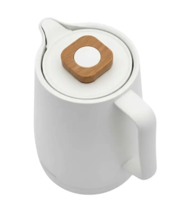 Термос-конференція Kamille пластиковий для чаю/кави зі скляною колбою 1000 мл (2010wh)