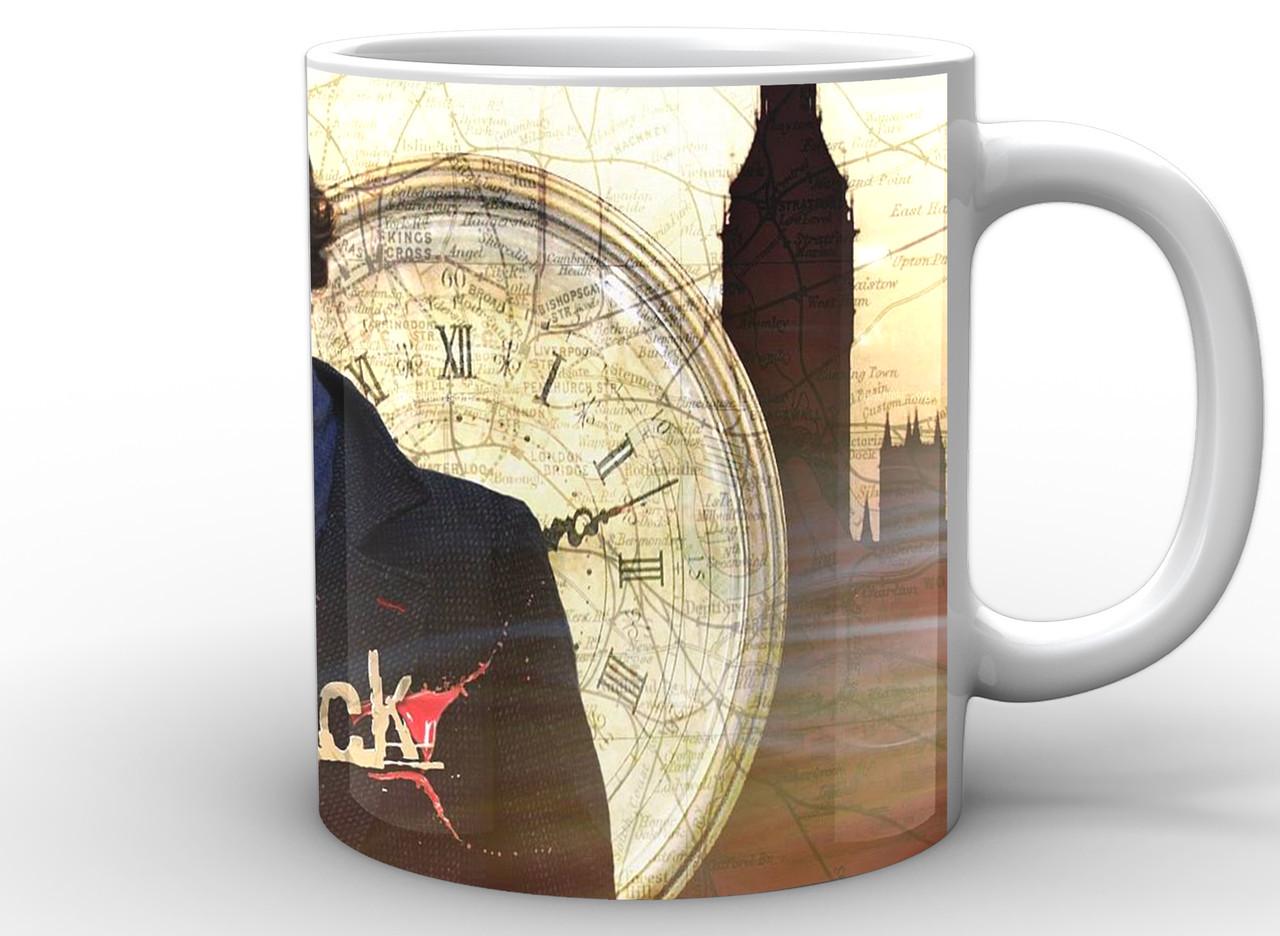 Чашка GeekLand Sherlock Часы 330 мл (SH.002.24)