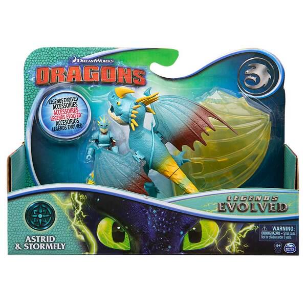 Набір Дракон Громгільди в бойовій прикрасі та вершника Астрід Як приручити дракона 3 Spin Master Dreamworks Dragons SM66621/6349