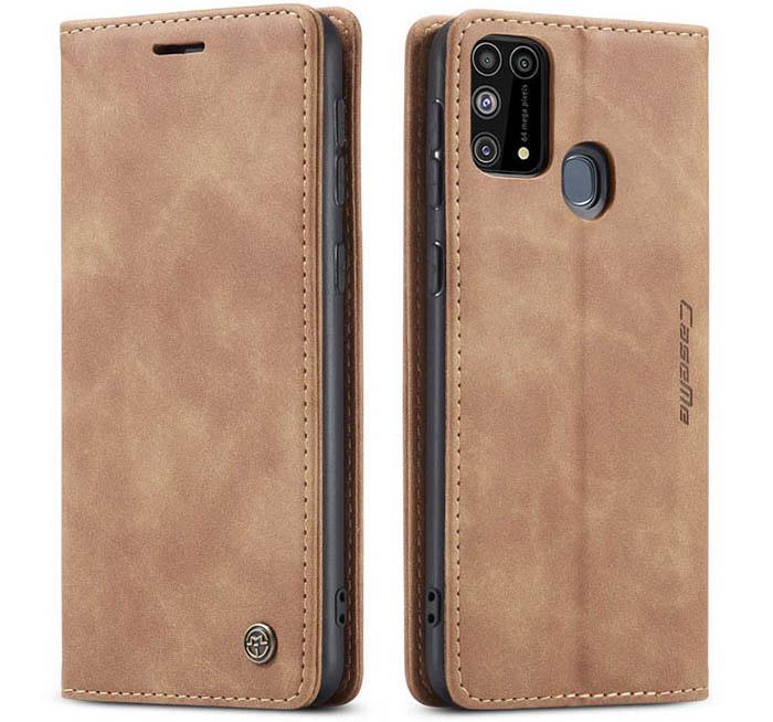 Чехол книжка с магнитом CaseMe на Samsung Galaxy M31 M315 Brown (15542-30) Чехол книжка с магнитом CaseMe на Samsung Galaxy M31 M315 Brown (15542-30)