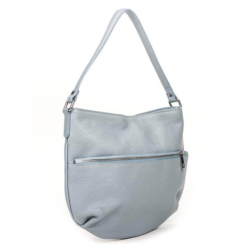 Сумка женская кожаная Italian Bags Голубой (6947_sky)