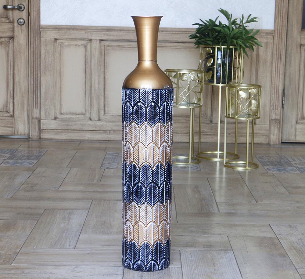 Металлическая ваза напольная Гранд Презент 83 см (92091)