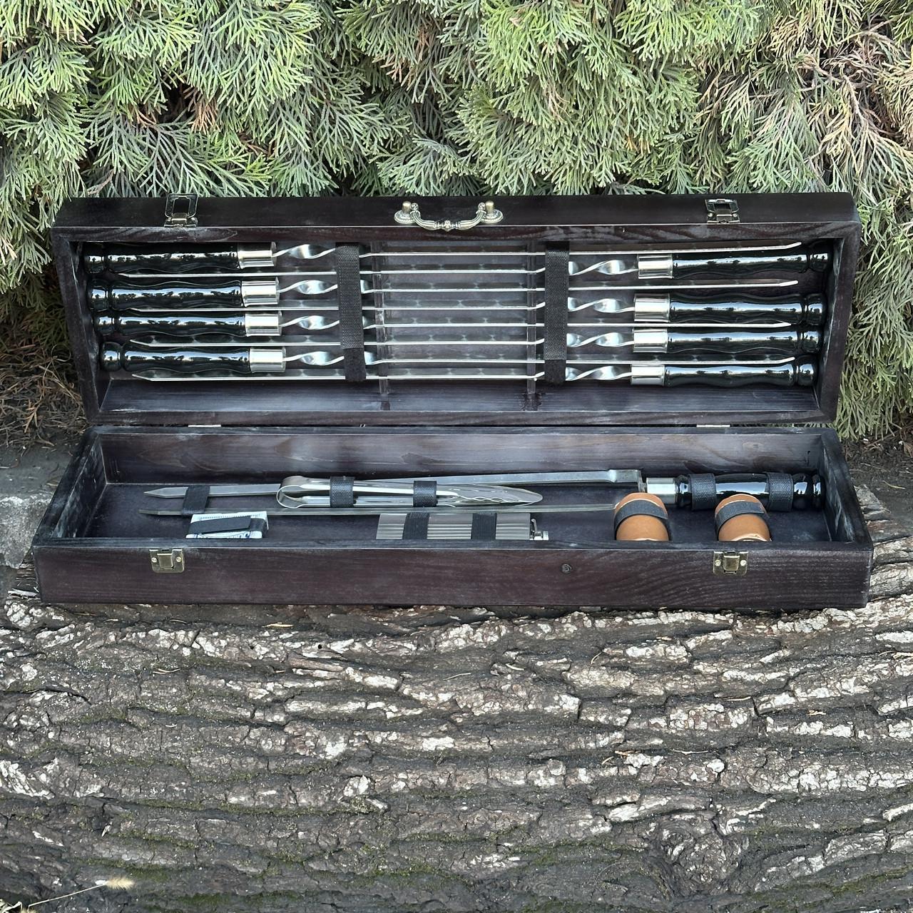 Набор подарочный для барбекю Mzavod Казак Черный (27728892)