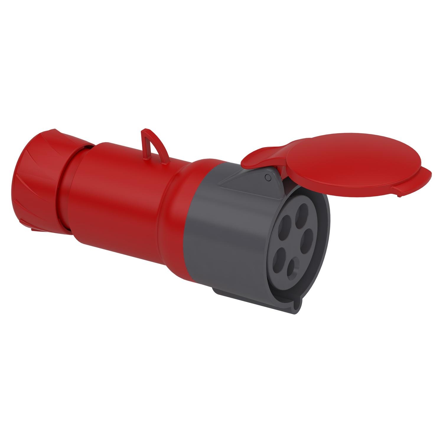 Силовая розетка Schneider Electric Mureva 3P+N+E 32А 415 В переносная IP44 Красный (PKF32M435) Силовая розетка Schneider Electric Mureva 3P+N+E 32А 415 В переносная IP44 Красный (PKF32M435)