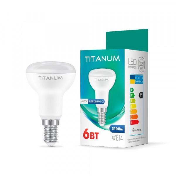 Led лампа Titanum R50 6 W E14 4100 K 220 V (25684)