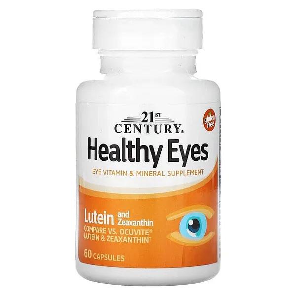 Комплекс для профилактики зрения 21st Century Healthy Eyes Lutein & Zeaxanthin 60 капс. (000024442)