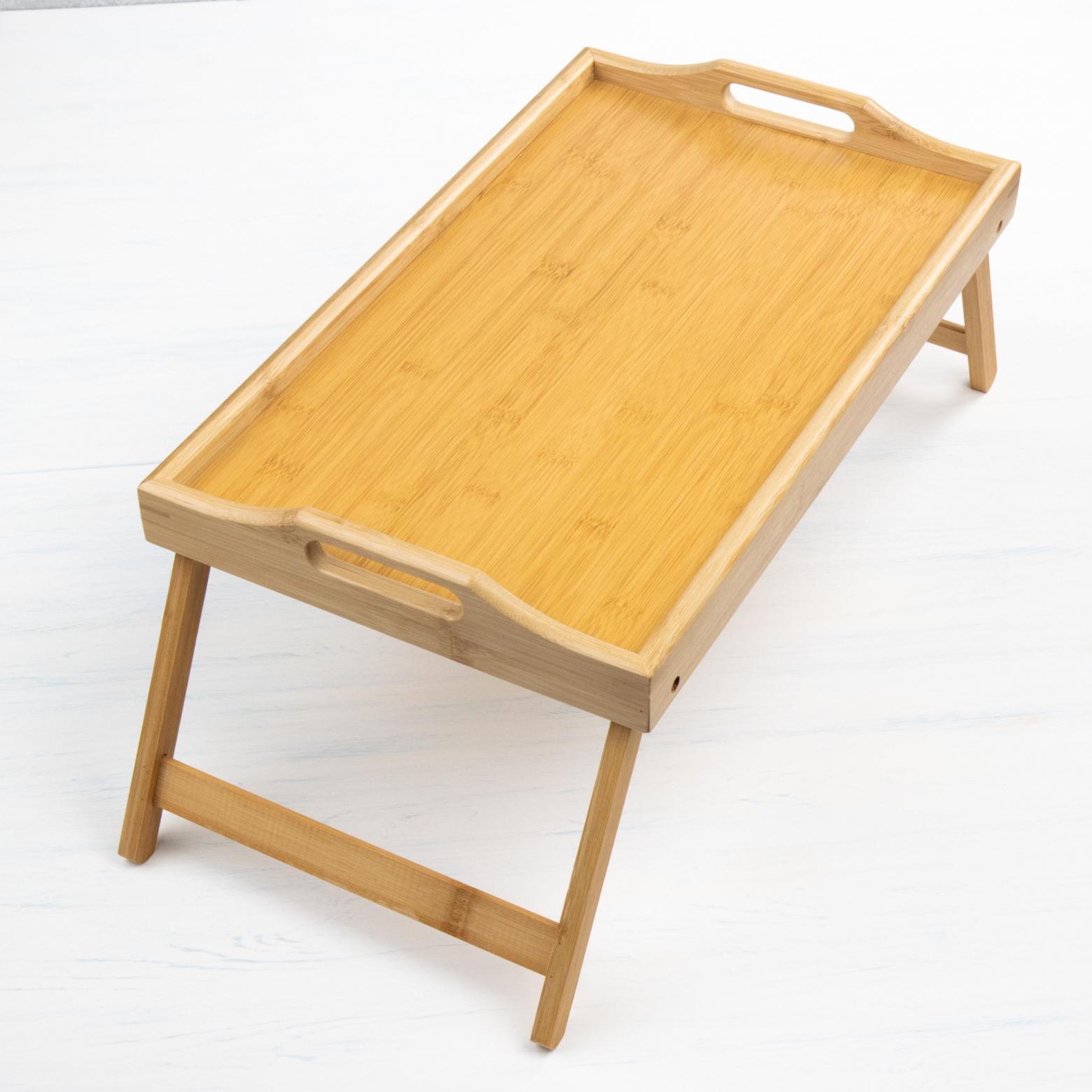 Бамбуковый столик Elisey для завтрака (8509-001) - фото 3 Бамбуковый столик Elisey для завтрака (8509-001) - фото 3