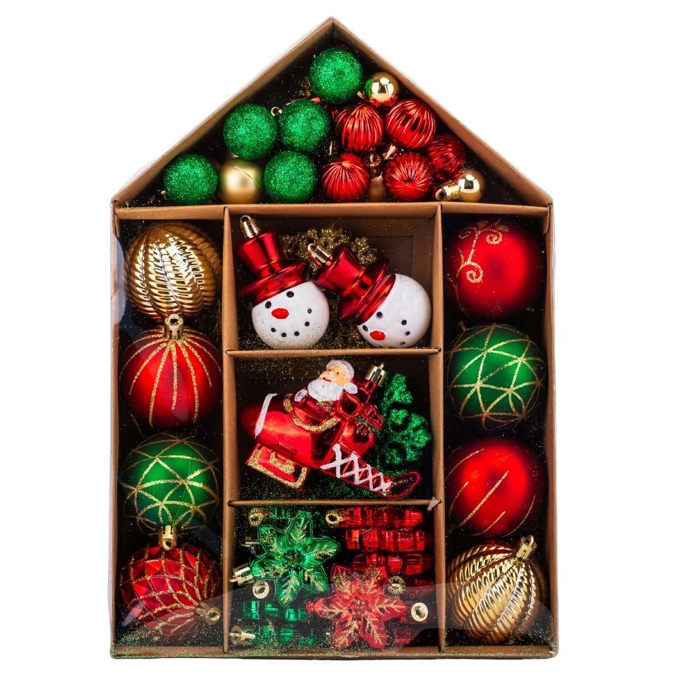 Набір ялинкових іграшок Святкове диво 70 шт. (9125-003)