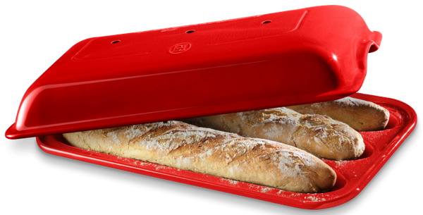Формы для выпечки Emile Henry для багетов прямоугольная 39х24 см Red (345506)