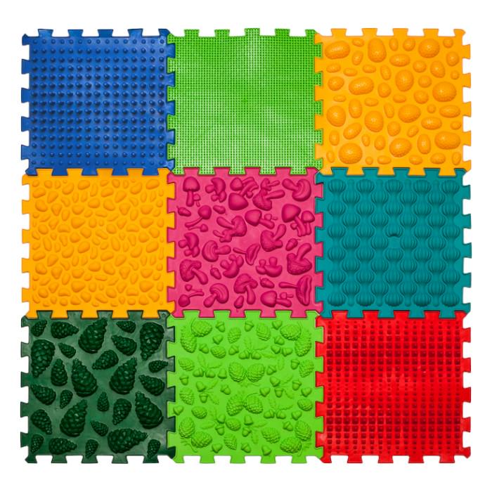 Коврик массажный детский ортек ортопедический микс 9 эл.