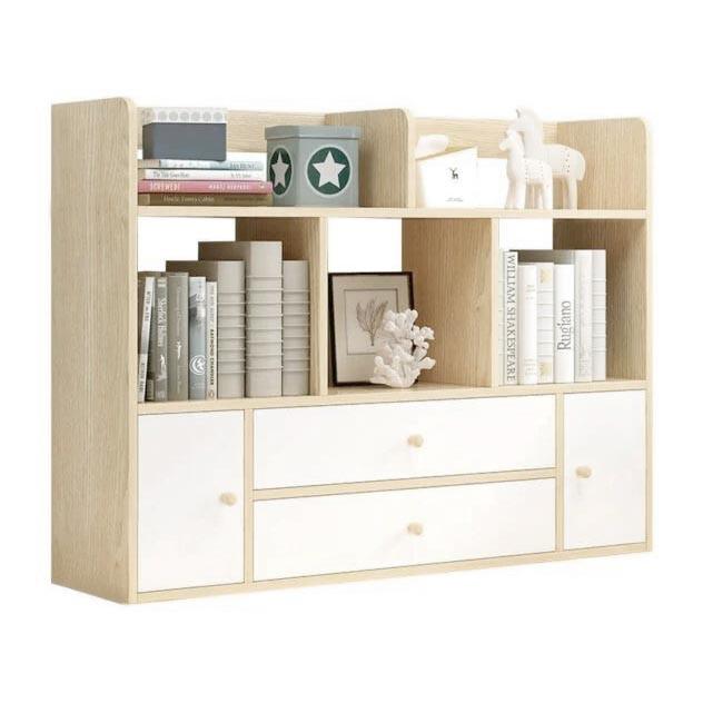 Полка-надстройка настольная из дерева Юнита бланже-зефир (АКД-02250120)