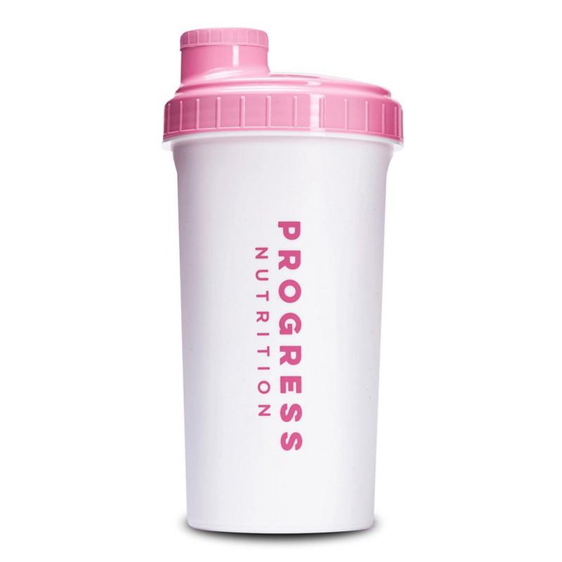 Шейкер для спортивного питания Progress Nutrition Shaker 700 мл Белый/Розовый (22681-01)