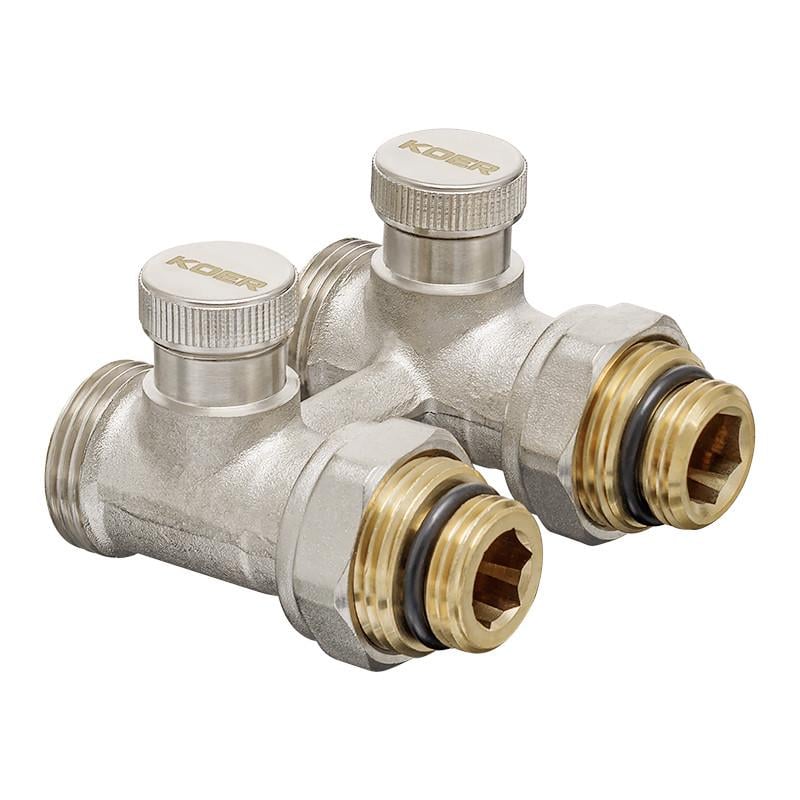 Комплект для нижньої підключенням радіатора KOER SET-22 прямий з термоголовкою ЗЗ 1/2"x3/4" (KR3174) - фото 4 Комплект для нижньої підключенням радіатора KOER SET-22 прямий з термоголовкою ЗЗ 1/2"x3/4" (KR3174) - фото 4