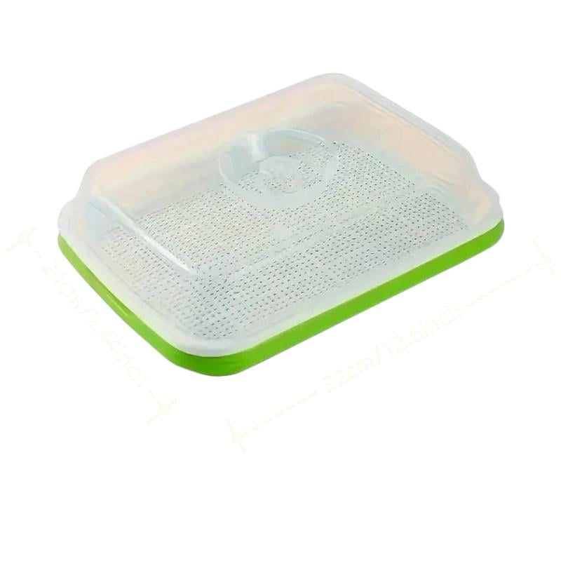 Контейнер для выращивания микрозелени с крышкой Контейнер для выращивания микрозелени с крышкой