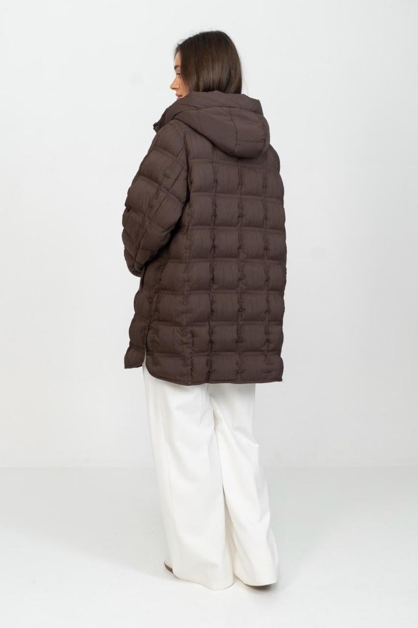 Куртка жіноча весняна молодіжна р. 52 Шоколадний (33242906)