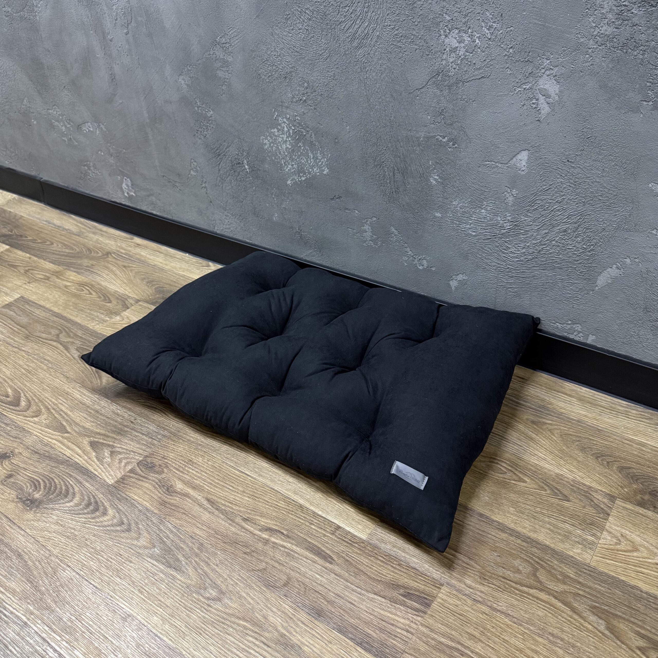 Подушка с каретной стяжкой Comfort Home на подоконник/каркасы/поддоны/садовая мебель замшевая 100х50 см