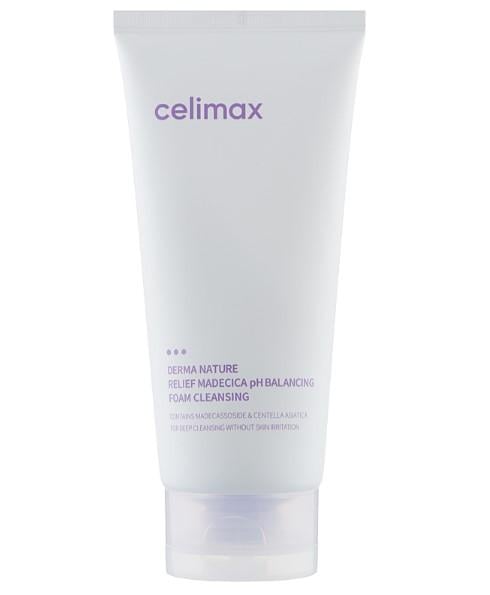 Пенка для чувствительной кожи CELIMAX Relief Madecica pH Balancing Foam 150 мл Пенка для чувствительной кожи CELIMAX Relief Madecica pH Balancing Foam 150 мл