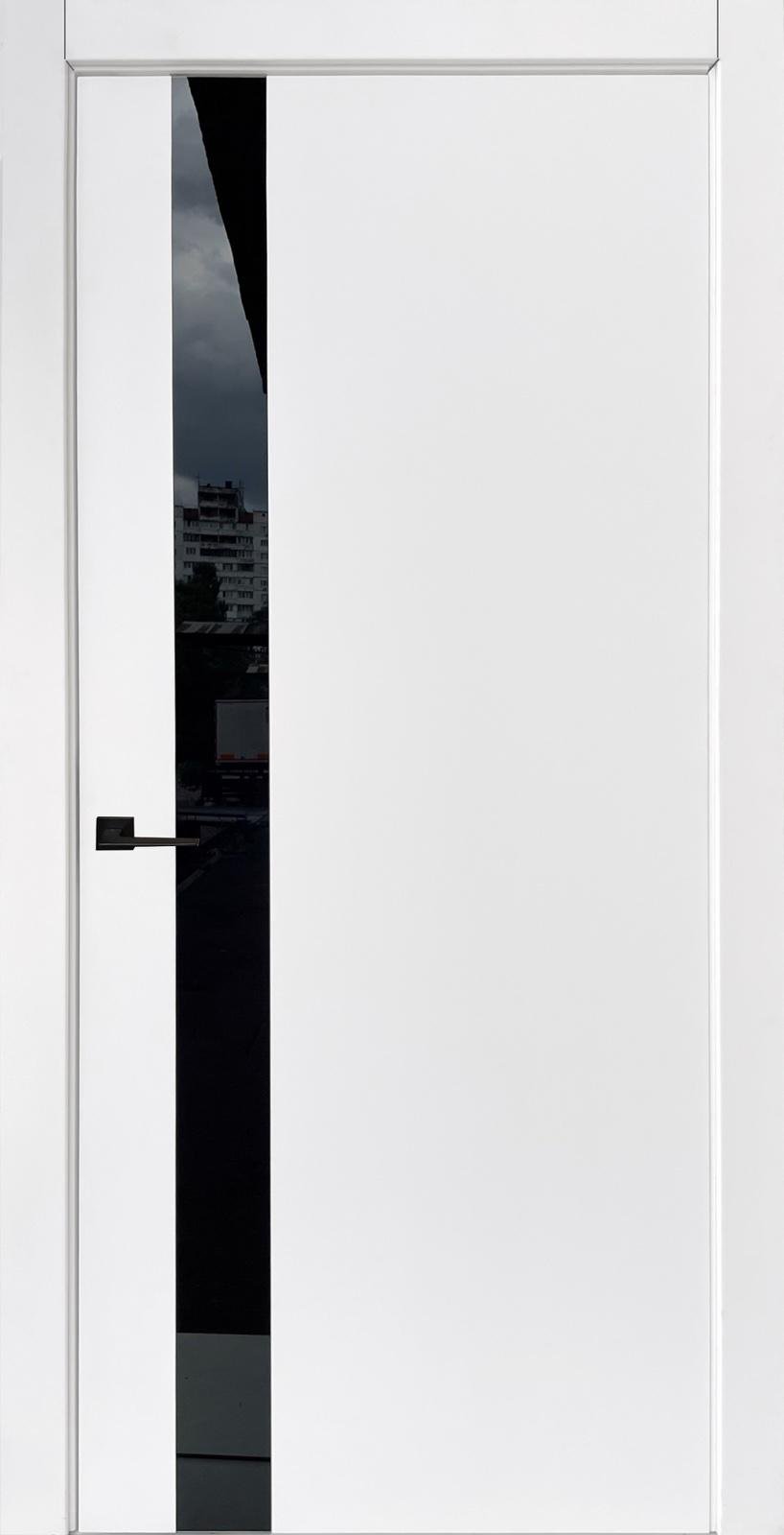 Двері фарбовані STATUS DOORS Ultra 120x2000х700 мм Black Glass (60757)