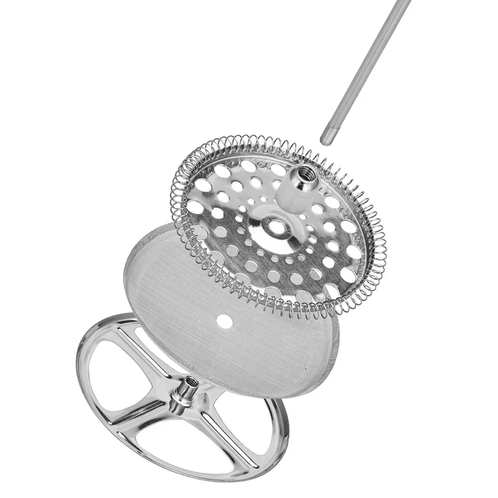 Френч-прес з поршнем Fissman Affogato 15x9,5x20,8 см 1000 мл із боросилікатного скла (9100) - фото 4