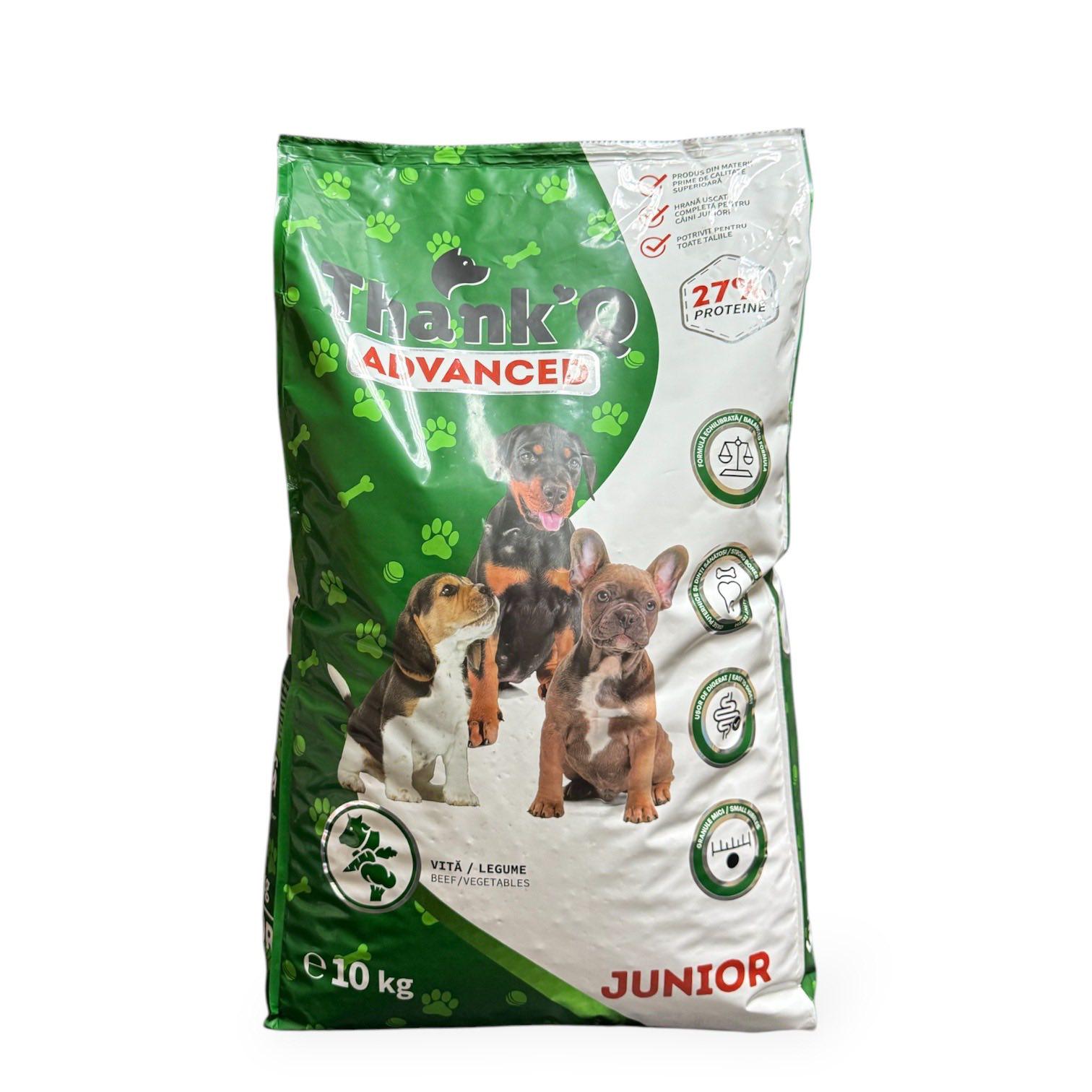 Корм сухой для щенков всех пород Thank`Q ADVANCED JUNIOR говядина 10 кг (2832) Корм сухой для щенков всех пород Thank`Q ADVANCED JUNIOR говядина 10 кг (2832)