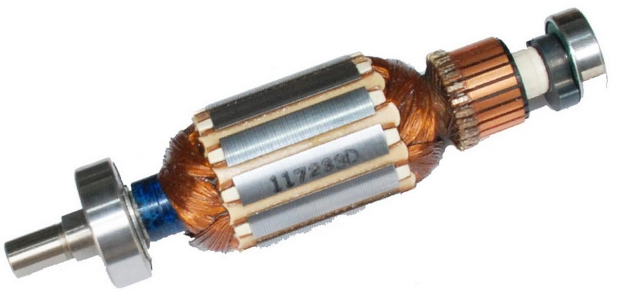 Якорь VJ Parts для Виброшлифмашина M BO5010 код 517233-5 123,5х32 мм шлиц 10 мм