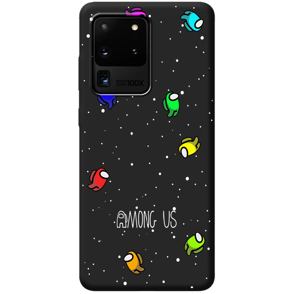 Чохол Boxface Samsung G988 Galaxy S20 Ultra Among Us Invisible Чорний силікон (38878-bk76-44015)