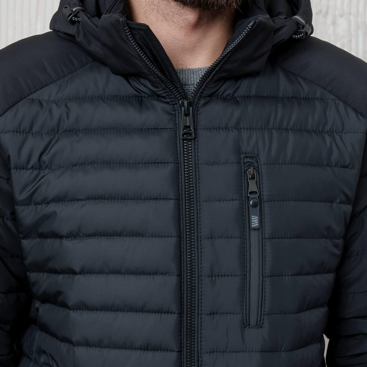 Куртка чоловіча демісезонна Vavalon 2118-V р. 64 Чорний (29109026) - фото 6 Куртка чоловіча демісезонна Vavalon 2118-V р. 64 Чорний (29109026) - фото 6