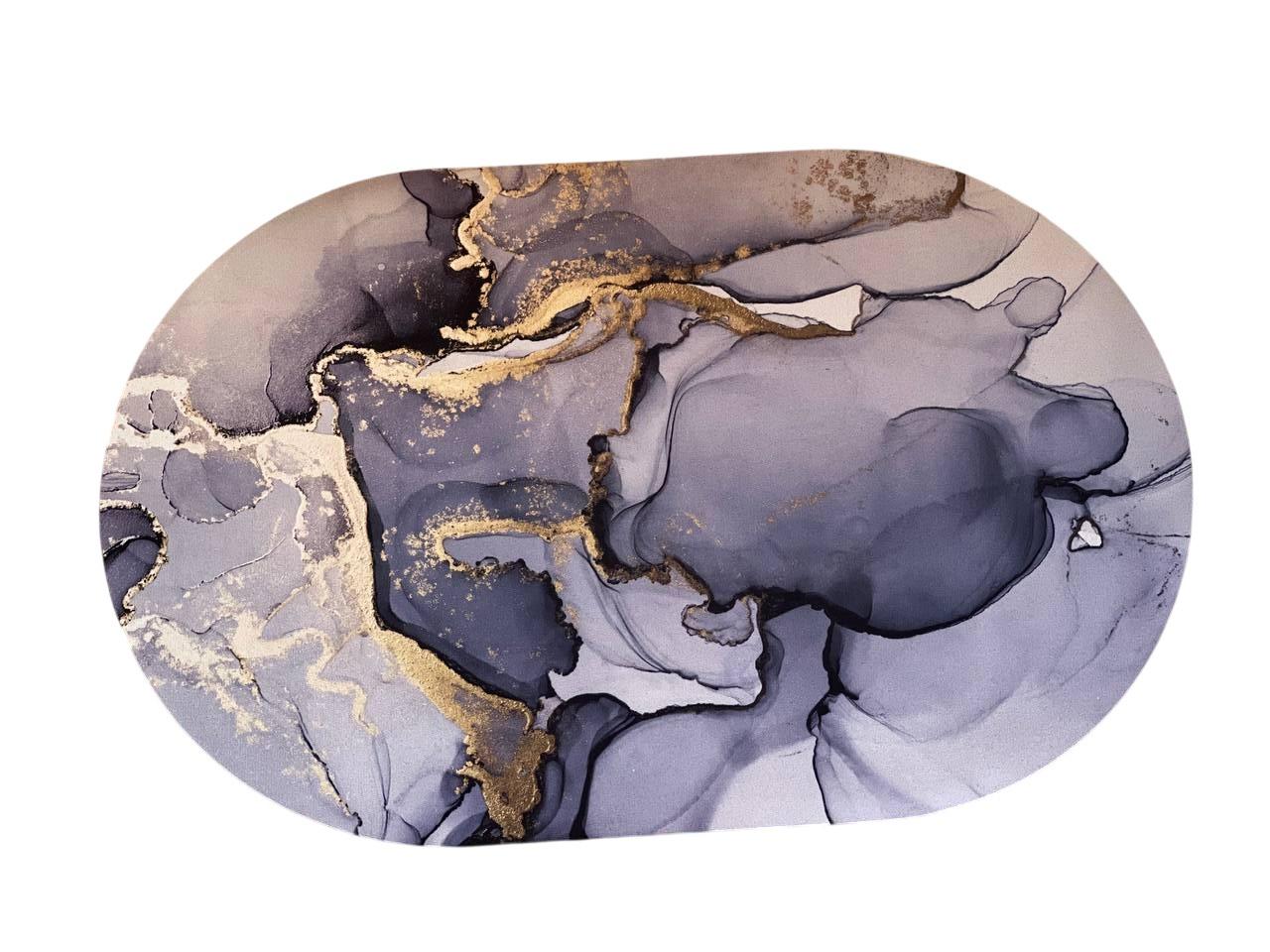 Килимок для ванної кімнати вологовбираючий швидковисихаючий антиковзний 57х37 см Різнокольоровий (KS240920251648) - фото 1