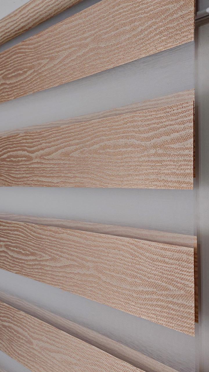 Рулонная штора день-ночь Miranda ВН-209 110х160 см Светло-коричневый (ВН-209-14)