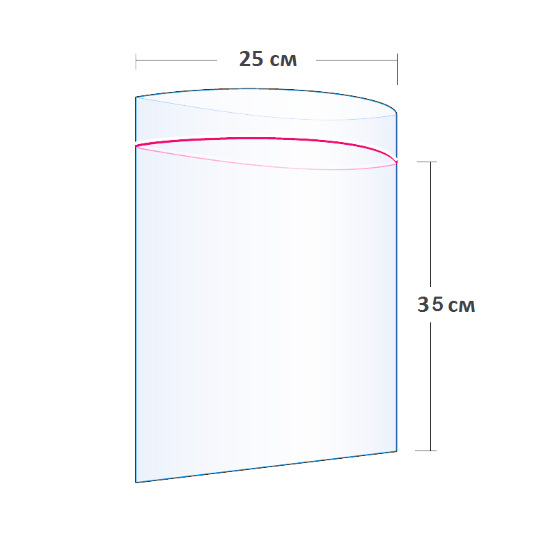 Пакети з замком для заморожування та пакування Zipp-Lock 25х35 см 100 шт. (203283-25х35) - фото 5