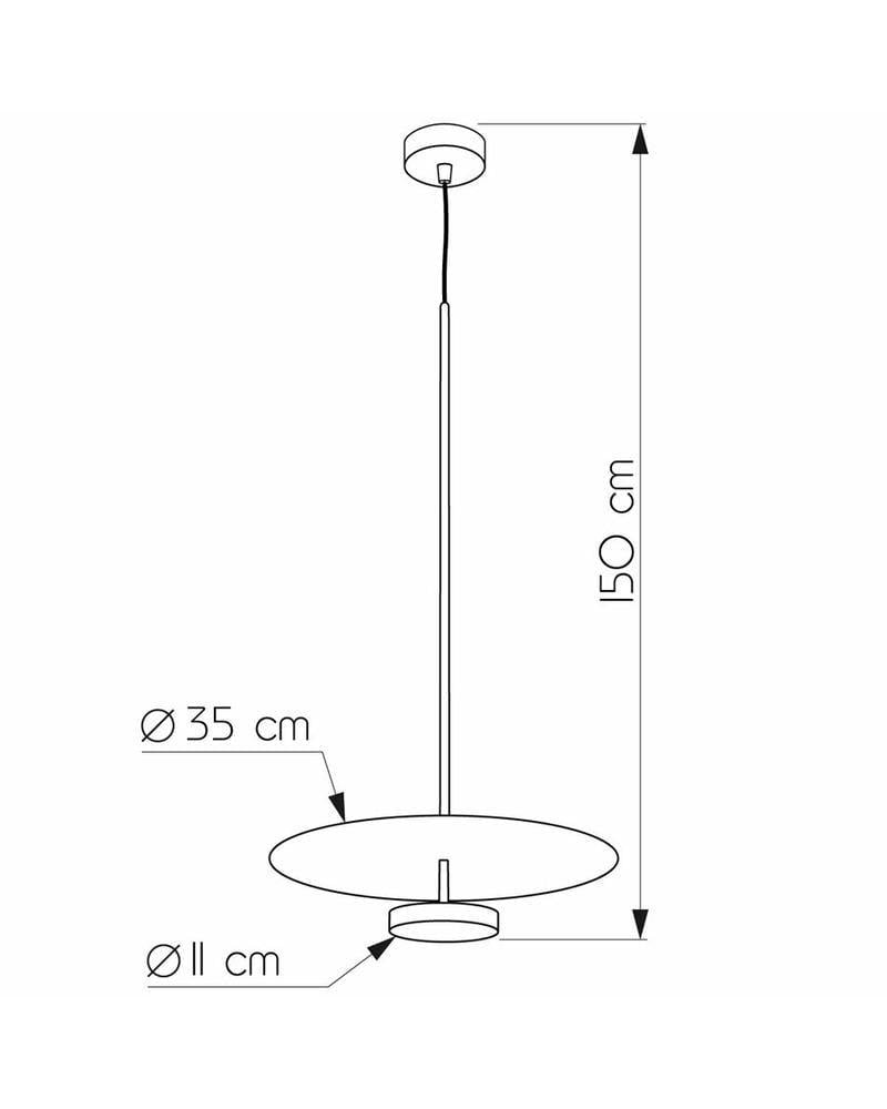 Підвісний світильник Imperium Light 642135,05,09,91 Toledo LED 1x9W 3000K IP20 (12699172) - фото 2 Підвісний світильник Imperium Light 642135,05,09,91 Toledo LED 1x9W 3000K IP20 (12699172) - фото 2