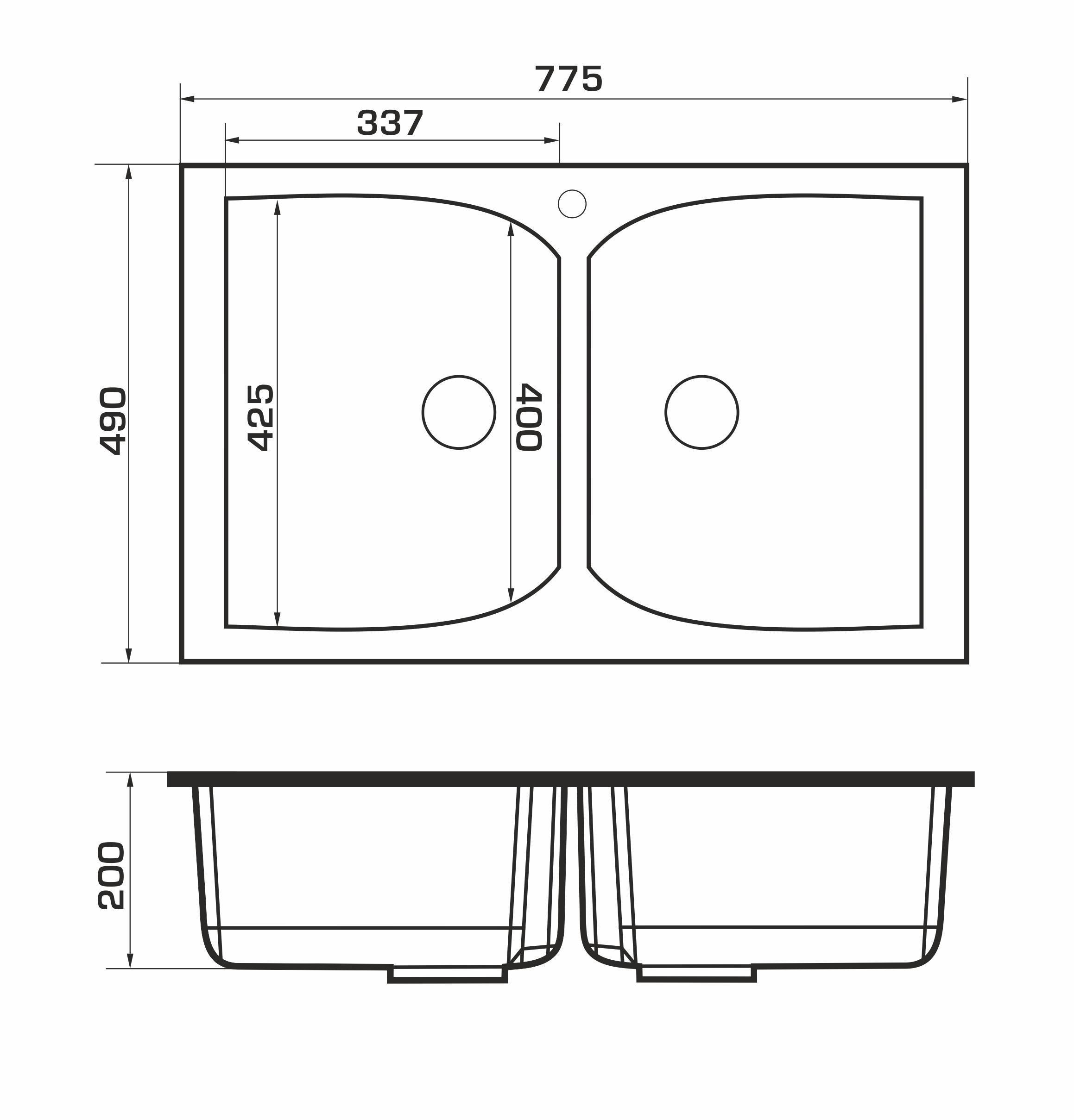 Мойка Granado CORDOBA Avena - фото 2 Мойка Granado CORDOBA Avena - фото 2