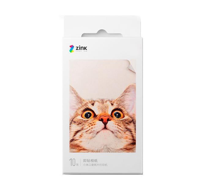 Папір для фотопринтера Xiaomi Mi Photo Printer Paper Zinc USA 5x7,6 см 10 шт. (010023)